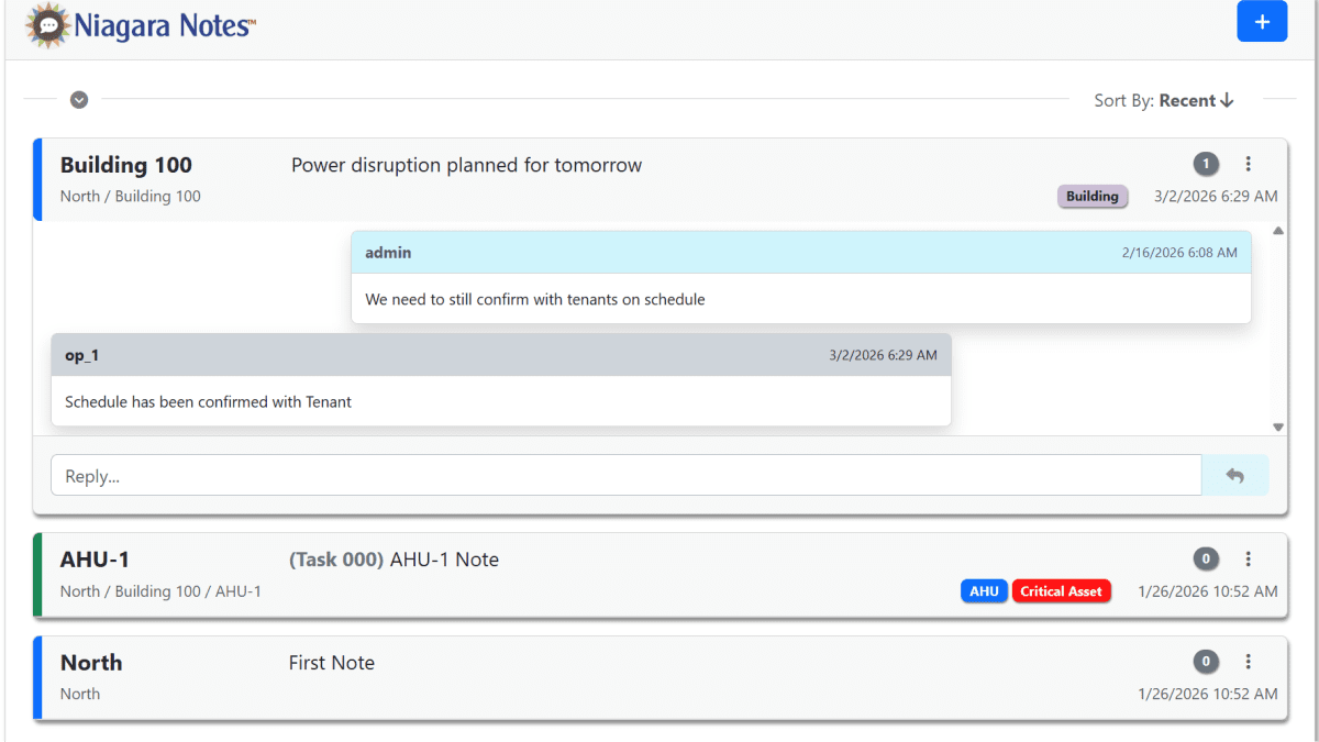 Reply Functionality
